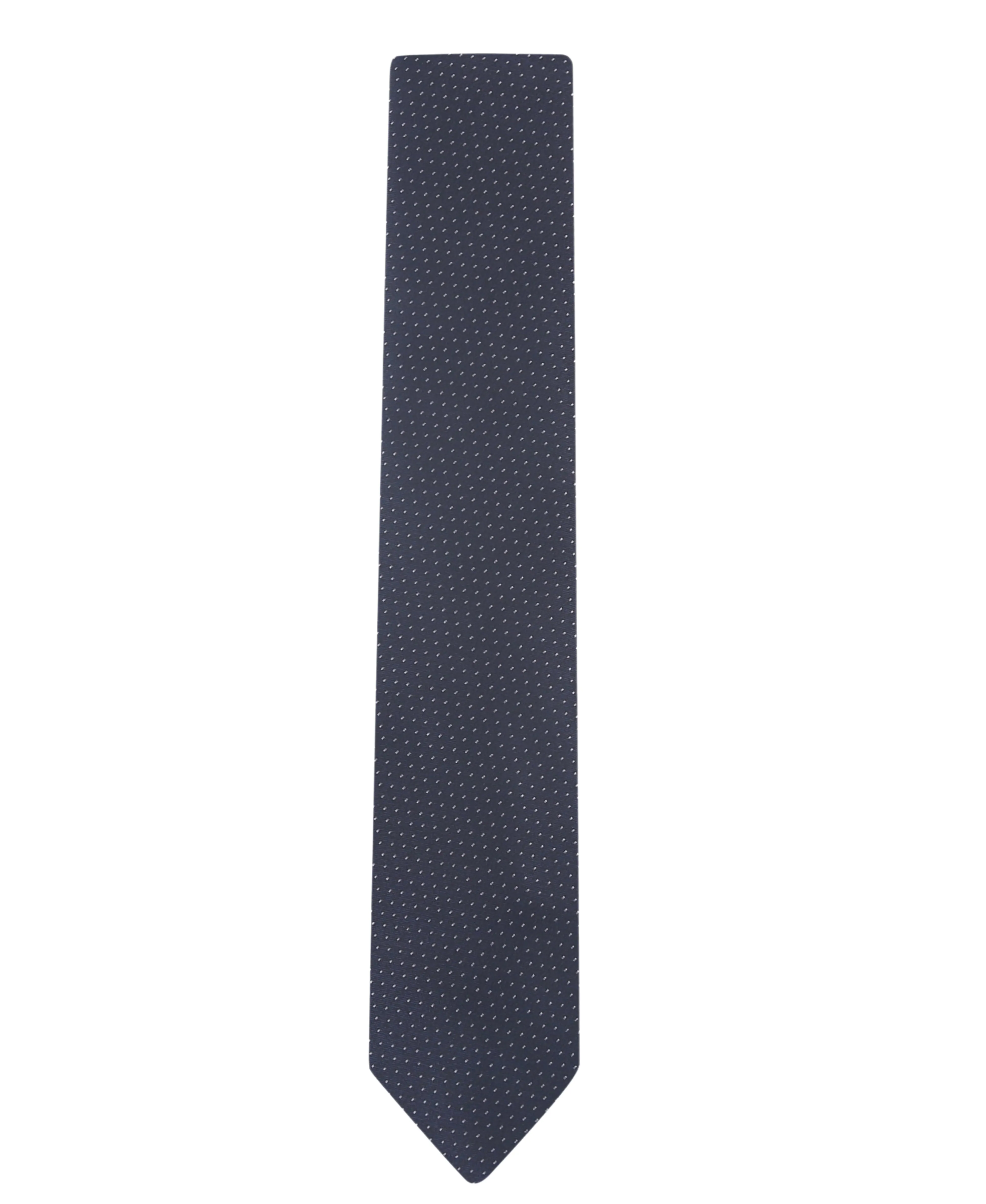 TB Men's Premium Necktie Geo Mini Dot Navy