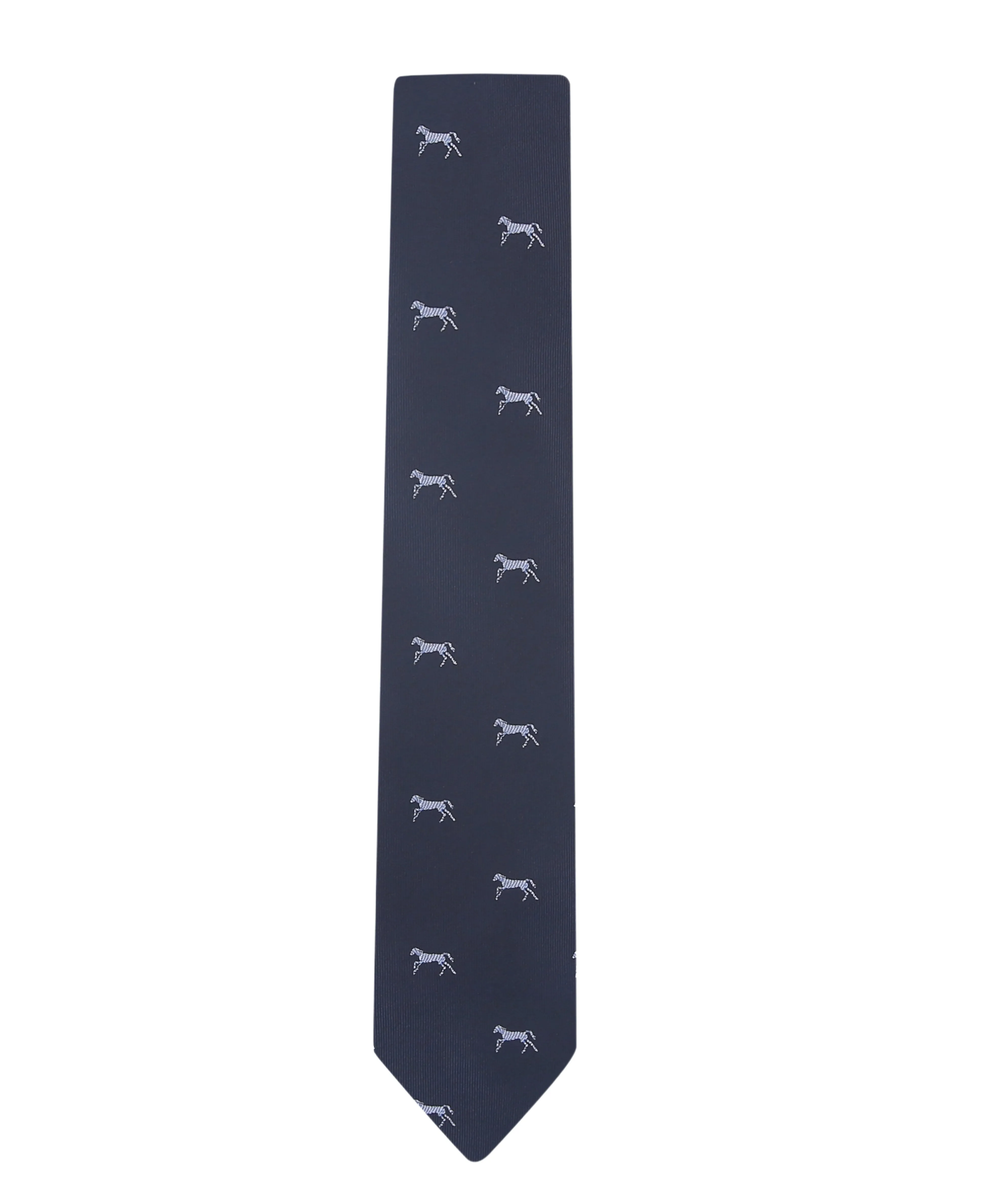 TB Men's Premium Necktie Navy Equestrian