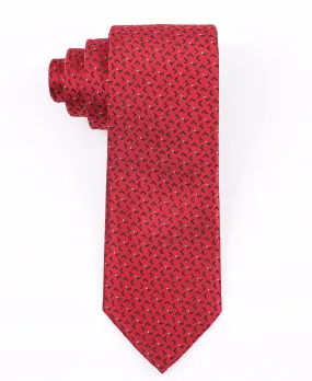 TB Men's Premium Necktie R-Angle Red