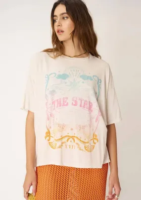 The Star Perfect Boyfriend Tee - Vintage White