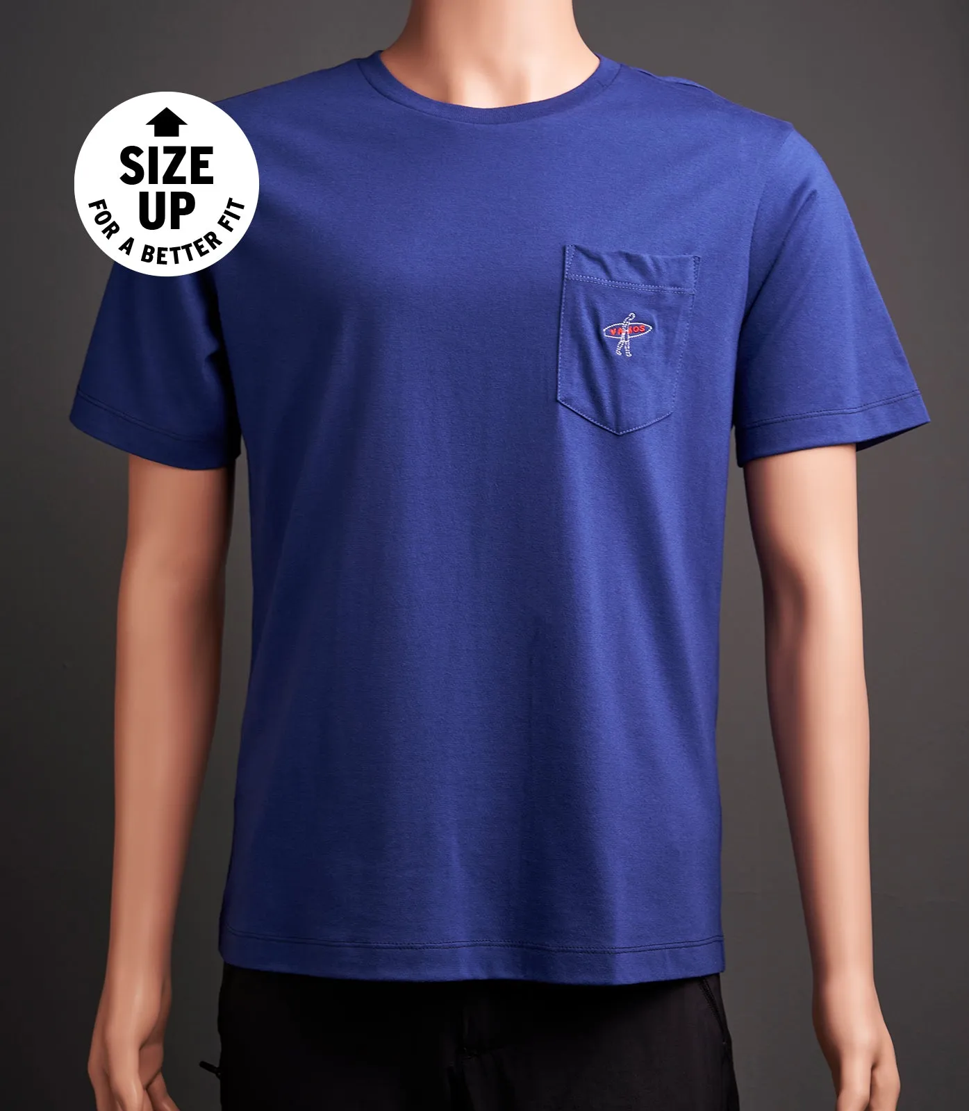 VAMOS BOX TEE (BLUE)