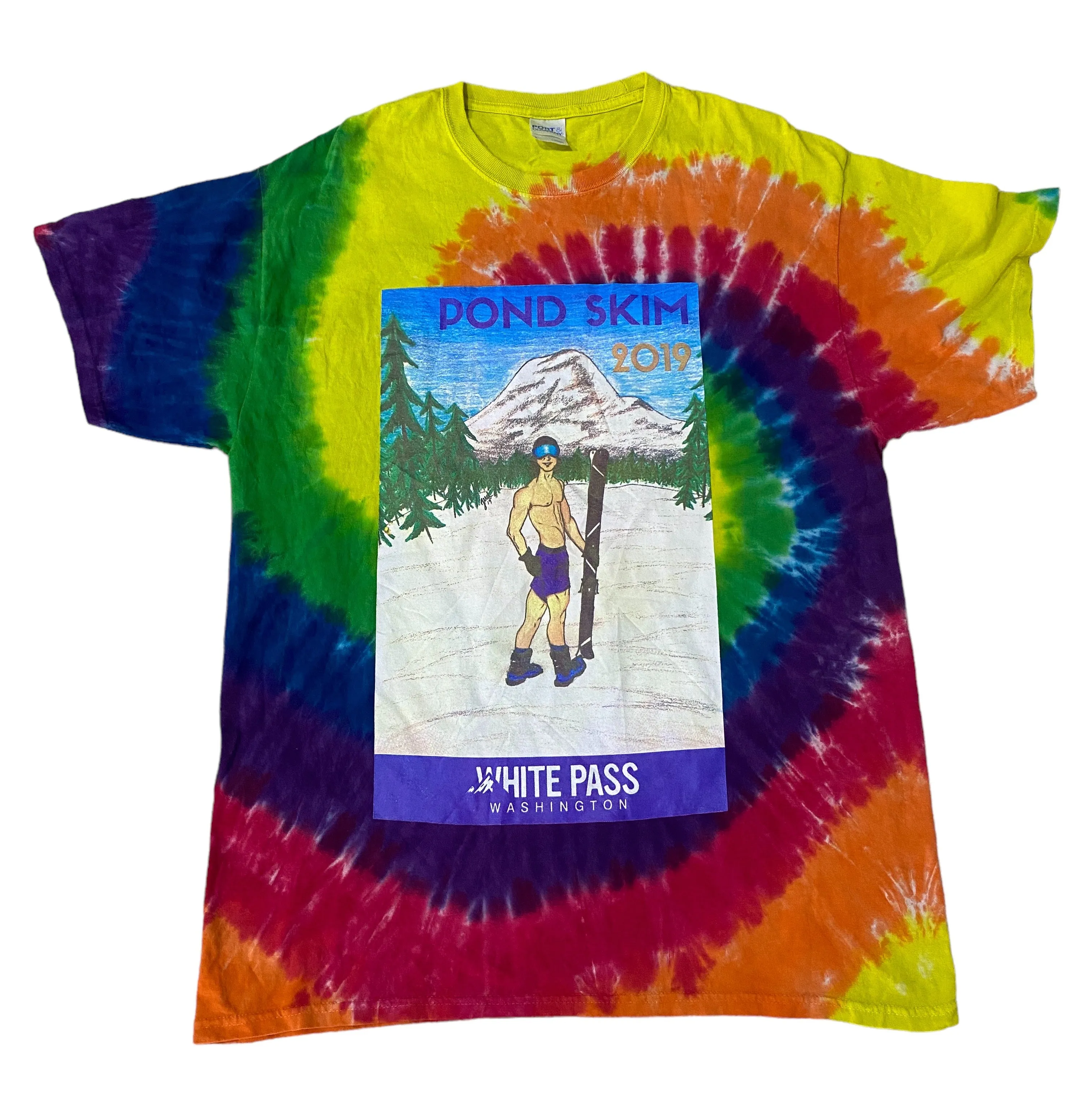 Vintage Tie dyed T-Shirts-60 pieces