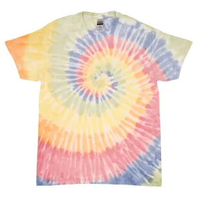 Vintage Wash Spiral Tie Dye T Shirt