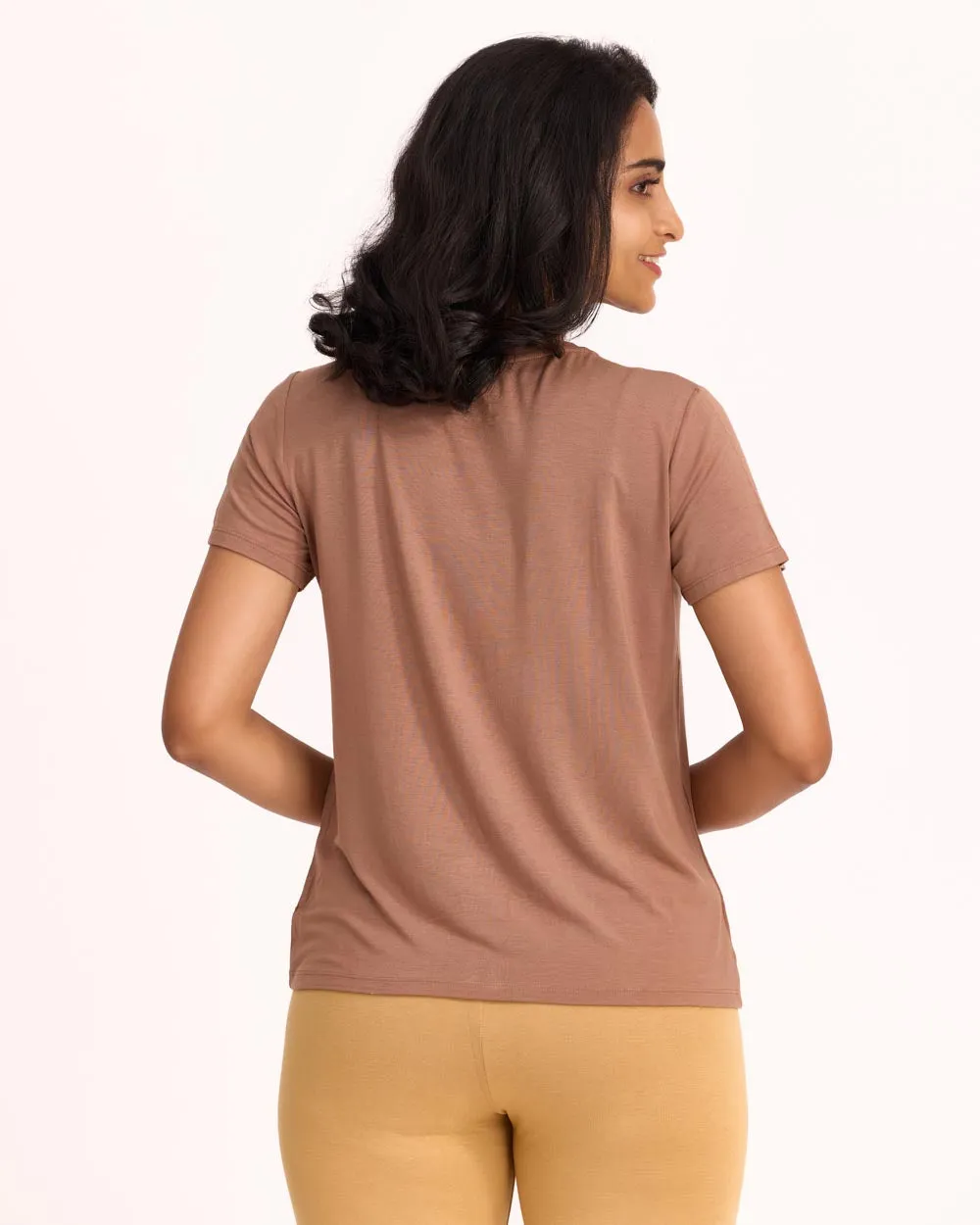 Women AM / PM Modal Tee - Skin