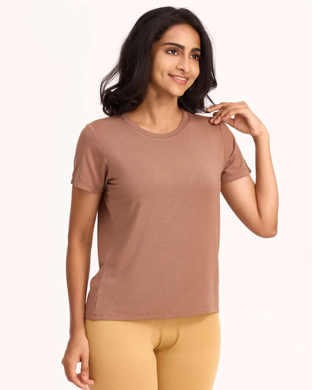 Women AM / PM Modal Tee - Skin